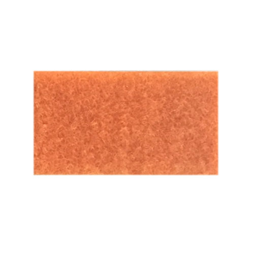 Udstillingstæppe i orange. Tæppe af høj kvalitet. Køb hel rulle eller på mål.